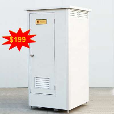 Public cheap mobile toilet low cost portable wc for construction site