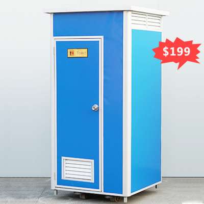 Prefabricated portable EPS movable easy installation mobile public toilet