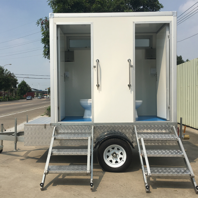 Hot Selling Mobile Vip Trailer Toilet Vip More Convenient And Durable Mobil Trailer Toilet For Sale